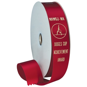 1-5/8" Wide Hot Stamped Ribbon Rolls - 100 yds.