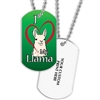 Full Color Dog Tags w/ Fair Stock Designs & Print on Back