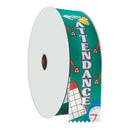 2" X 100 Yards Stock Perfect Attendance Award Ribbon Roll