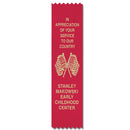 2" x 8" Custom Pinked Top Award Ribbon