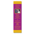 2" x 8" Custom Multicolor Pinked Top Award Ribbon