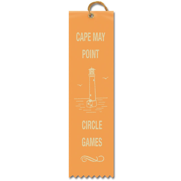2" x 8" Custom Square Top Award Ribbon