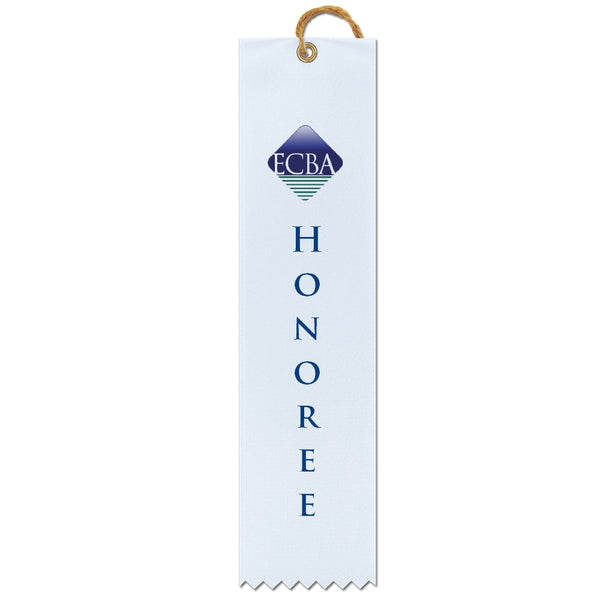 2" x 8" Custom Multicolor Square Top Award Ribbon