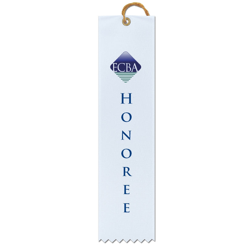 2" x 8" Custom Multicolor Square Top Award Ribbon