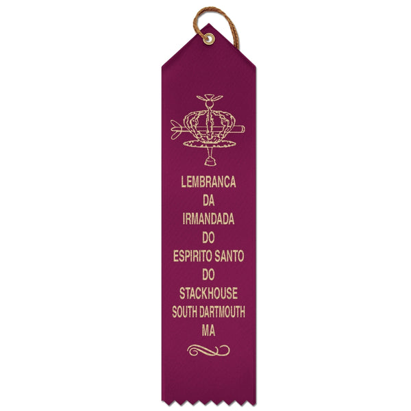 2" x 8" Custom Point Top Award Ribbon