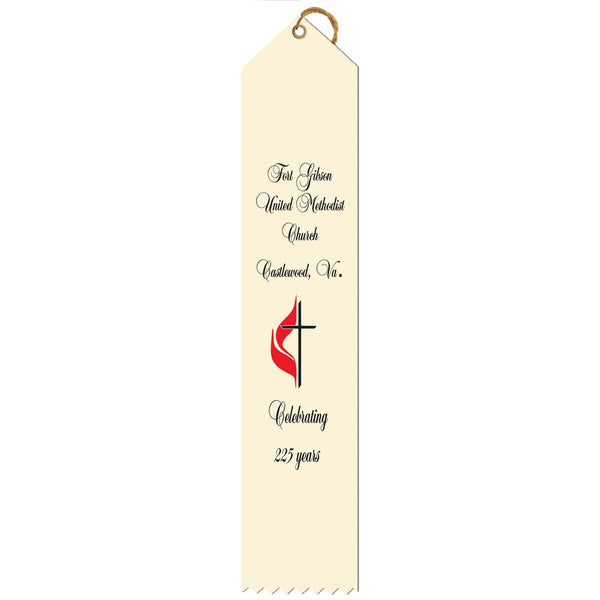 2-1/2" x 10" Custom Multicolor Point Top Award Ribbon