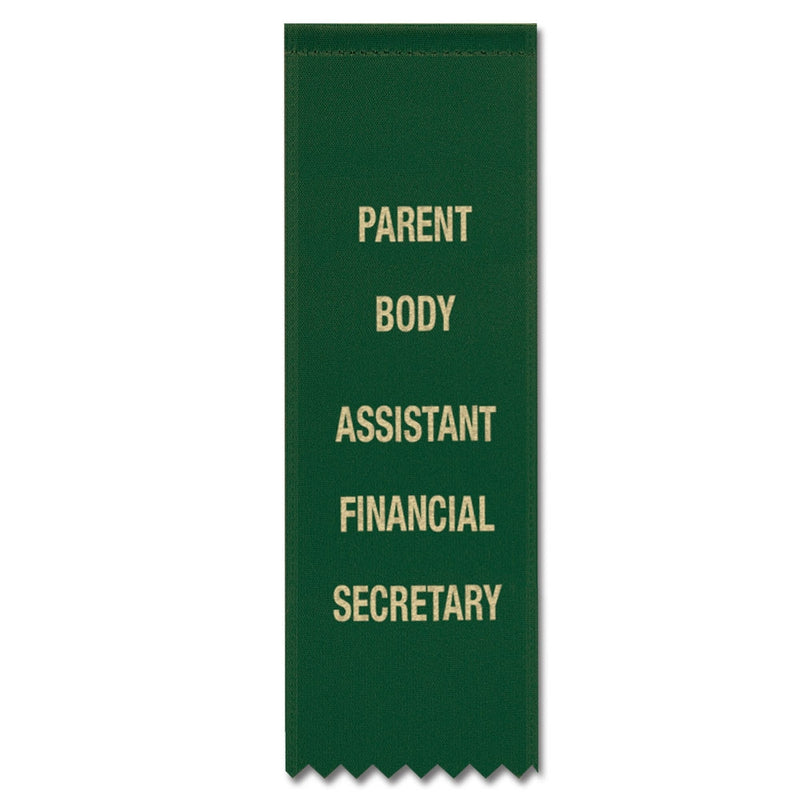 2" x 6" Custom Hemmed Top Award Ribbon