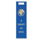 1-5/8" x 6" Custom Tape Top Award Ribbon