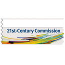 4" x 1-5/8" Custom Multicolor Horizontal Tape Top Award Ribbon