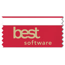 4" x 2" Custom Horizontal Tape Top Award Ribbon