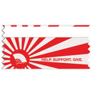 4" x 2" Custom Multicolor Horizontal Tape Top Award Ribbon