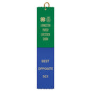 2-1/2" x 12" Custom 2 Layered Pinked Top Award Ribbon