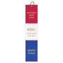 2-1/2" x 12" Custom 3 Layered Pinked Top Award Ribbon