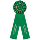 Ideal 2 Rosette Award Ribbon, 4" Top