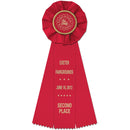Empire 3 Rosette Award Ribbon, 4" Top