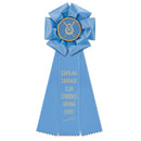 Beauty 3 Rosette Award Ribbon 4-1/2" Top
