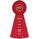 Luxury 3 Rosette Award Ribbon 4-1/2" Top