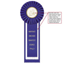 Alton 1 Rosette Award Ribbon, 4-1/2" Top