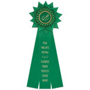 Midhurse 3 Rosette Award Ribbon, 5-1/2" Top