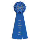 Ventnor 3 Rosette Award Ribbon, 4-1/2" Top