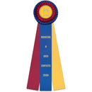 Chester 3 Rosette Award Ribbon, 4" Top