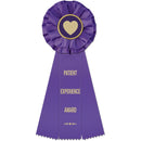 Carlisle 3 Rosette Award Ribbon, 4-1/2" Top