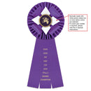 Malden 3 Rosette Award Ribbon, 6" Top