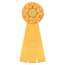 Rutland 3 Rosette Award Ribbon, 5" Top