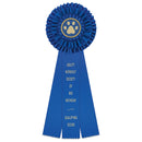Regent 3 Rosette Award Ribbon, 5-1/2" Top