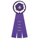 Dutchess 3 Rosette Award Ribbon, 5-1/2" Top