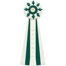 Sunniside 5 Rosette Award Ribbon, 8" Top