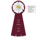 Shetland 3 Rosette Award Ribbon 5-1/2" Top