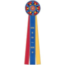 Kennet 3 Rosette Award Ribbon, 6-1/2" Top