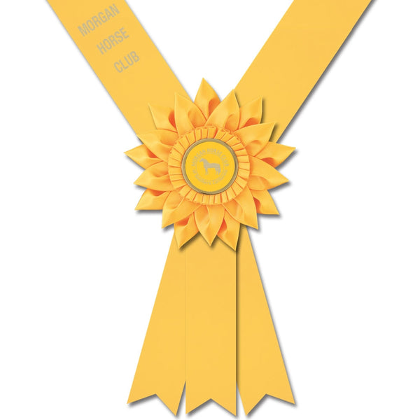 Custom Diplomat Award Sash, 6-1/2" Top