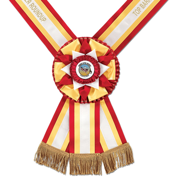 Custom Richmond Award Sash, 6-1/2" Top