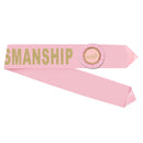 Custom Award Half Sash With 3" Rosette 15-28 Letters