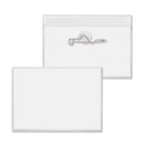 4" x 3" Convention Cardholder With Safety Pin