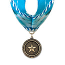 1-1/2” Custom MX Award Medal With Millennium Neck Ribbon