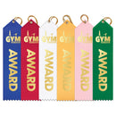 2" x 8" Stock Point Top Gymnastics Award Ribbon