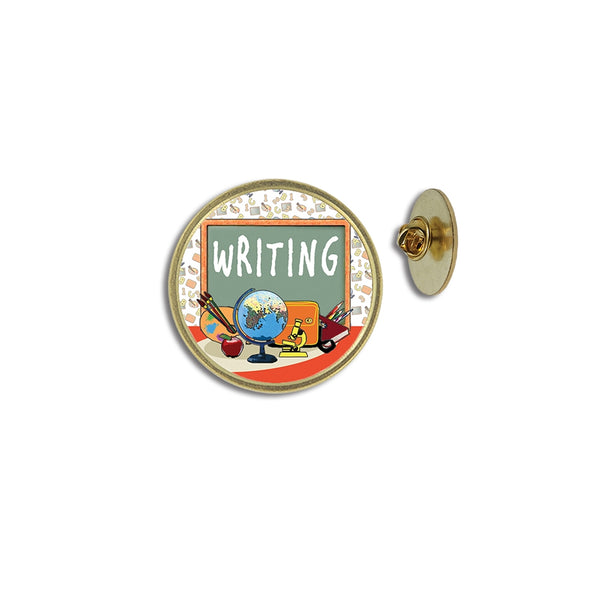Writing Lapel Pin