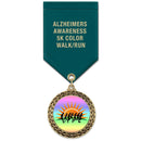 1-3/4” Custom LFL Award Medal With Satin Drape Ribbon