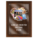 5" x 7" Custom Full Color Cherry Plaque With Acrylic Overlay