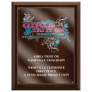 7" x 9" Custom Full Color Cherry Plaque With Acrylic Overlay