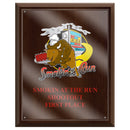 8" x 10" Custom Full Color Cherry Plaque With Acrylic Overlay