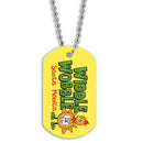 1-1/8" x 2" Custom Dog Tags With Print on Front Only
