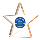 6" Custom Full Color Gold Star Shimmer Acrylic