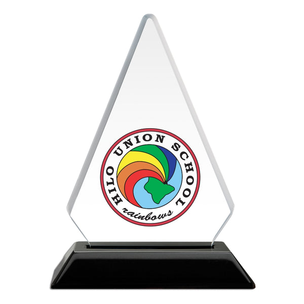 6-1/4" Custom Full Color Arrowhead Acrylic Award