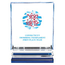 3-1/2" Custom Full Color Acrylic Award