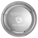 8-1/2" Silver Plate Plain Edge Tray