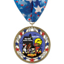 2-3/4" Custom RSG Award Medal With Millennium Neck Ribbon